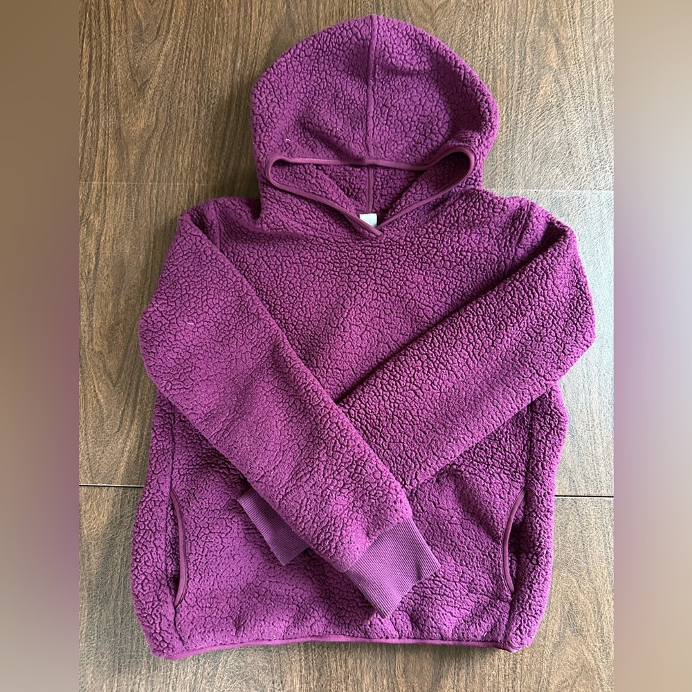 Gently Used Athleta Girls Sherpa Hoodie